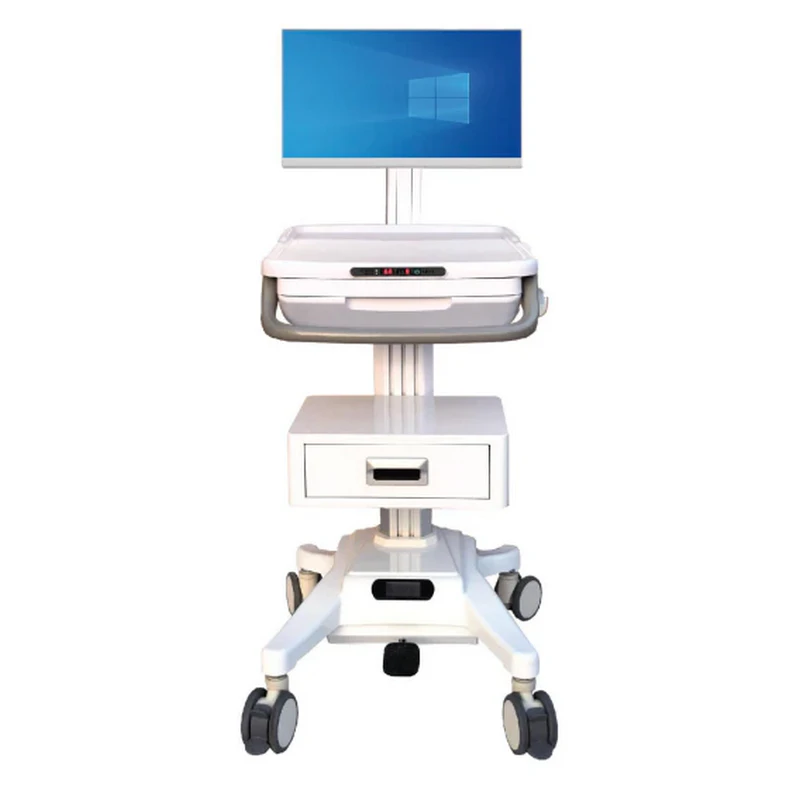 SH3-A-6 Adjustable Medical Computer Cart