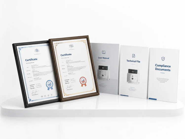 Certificaciones y documentos de conformidad de los productos sanitarios de LUVXOM