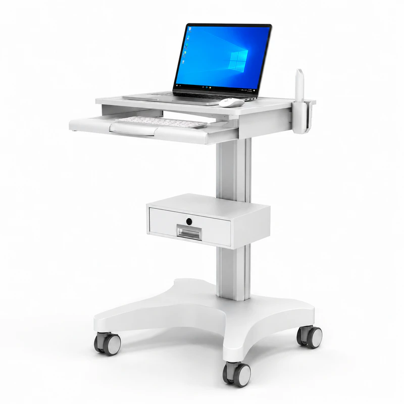 Medical Trolley Computer Laptop Cart